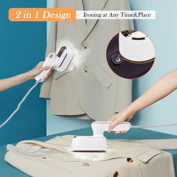 Steamer Iron for Clothes Travel Mini - Image 2