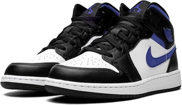 Nike Air Jordan 1 Mid GS Black Racer Blue